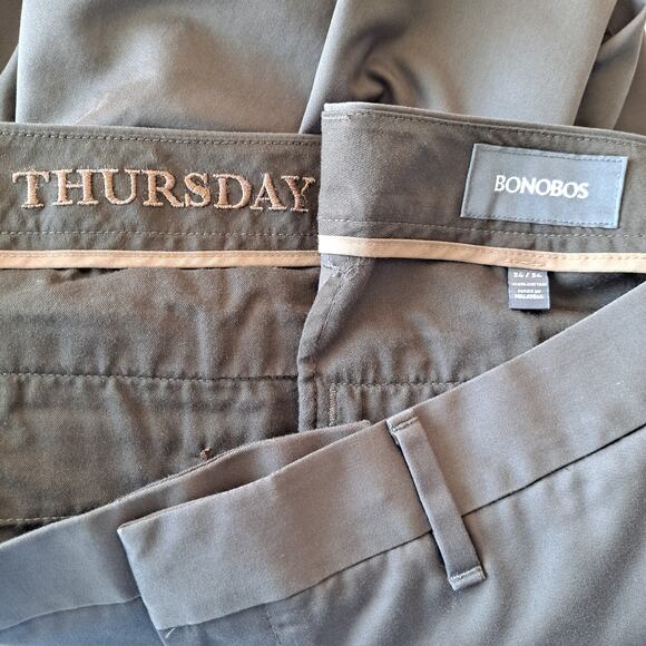 Bonobos Thursday Pants Mens Size 34/34 100% Cotton Chinos Straight Leg - Picture 8 of 8